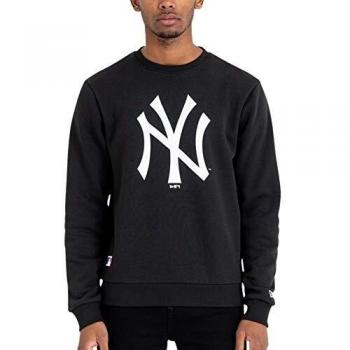 A NEW ERA Era Team Logo Crew Neyyan Sudadera, Hombre, Black, XS