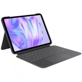 Teclado y Funda Combo Touch Logitech para iPad Pro 11 (2024) con Trackpad - QWERTY/AZERTY - Grafito