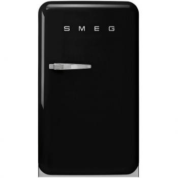 Smeg FAB10RBL5 Frigorífico 1 Puerta 97 x 54,5 cm Estilo Años 50 Negro Clase Energética E con Bisagra Derecha Cíclico