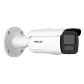 Cámara de vigilancia Hikvision DS-2CD2T87G2H-LI 8 MP Bullet IP PoE con lente de 2.8mm y tecnología ColorVu, luz híbrida inteligente