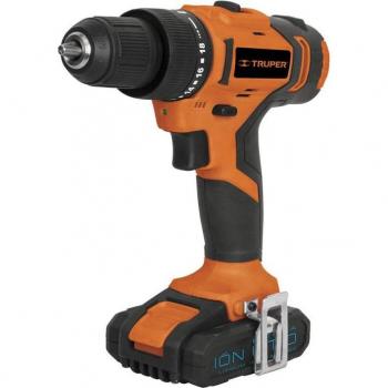 Taladro Inalámbrico Truper 20V con Batería Recargable para Perforaciones en Madera y Metal