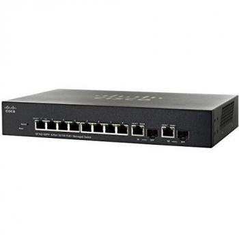 Cisco systems sf30208mppk9uk cisco small business sf30208mpp switch l3 managed 8 x 10100 poe 2 x combo gigabit sfp desktop rackmountable poe enterprise computing switches