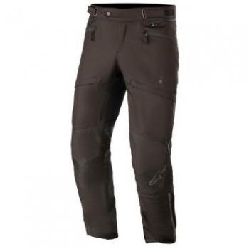 Pantalones de Moto Alpinestars AST-1 V2 WP Drystar Negros, impermeables, textiles, talla L
