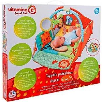 GLOBO, Activity Gym W/Carpet/3Pendants/Mirror/Pillow