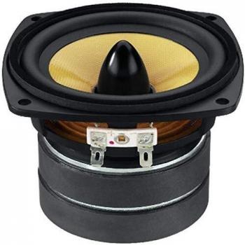 Altavoz de medios Monacor SPH-102KEP, 40W, 8 Ohmios, Ø 95mm