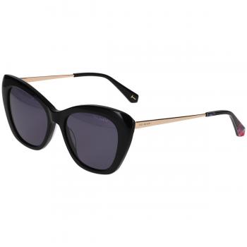 Ted Baker TB1742 001 Anteojos de Sol para Mujer Negros, Lentes de Sol Para Mujer Negros, Gafas de Sol para Mujer Negras