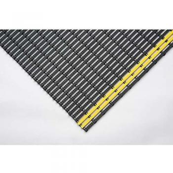 Alfombra Industrial Antideslizante EHA, 10m de Largo, Color Negro y Amarillo, Ancho 1000mm