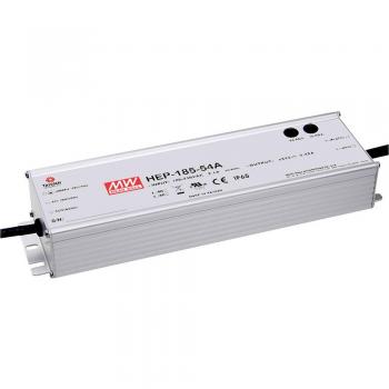Fuente de alimentación conmutada MEAN WELL HEP-185-36A, 36V DC, 5.2A, 187W, 1 salida, montaje en panel