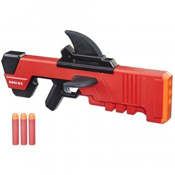 Nerf Roblox MM2 Shark Seeker Dart Blaster con Acción de Aleta de Tiburón y 3 Mega Dardos - Edición Coleccionable para Niños Mayores de 8 años