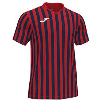 Camiseta de fútbol Joma Copa II manga corta hombre rojo marino
