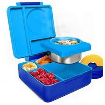 OmieBox Bento - Fiambrera con termos aislados para niños.