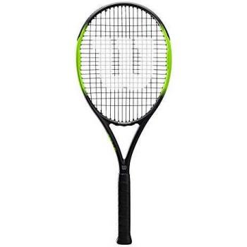 Wilson Raqueta de tenis, Blade Feel 105, Jugador de tenis recreativo, Compuesto de fibra de vidrio y aluminio, Negro/lima, WR018710U2