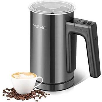 YISSVIC Espumador de Leche Electrico 300ml Calentador de Leche Automático 3 Modos Espumo Frío/Caliente y Calentar