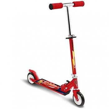 Patinete Plegable Unisex Infantil Stamp Cars Rojo