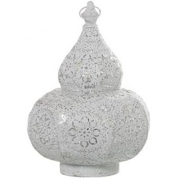 Lámpara de mesa Alexandra House Living Blanco Metal 40 W 26 x 37 x 26 cm