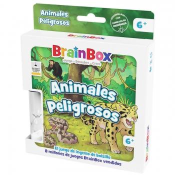 Juego de mesa BrainBox Pocket Animales Peligrosos, edad recomendada 6 años