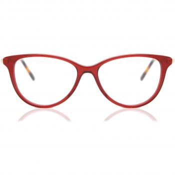 Gafas Recetadas Cat Eye Montura Completa de Plástico Rojas con Lentes Anti-Azules para Mujer - SmartBuy Collection