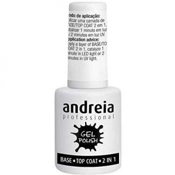 Esmalte de uñas Andreia Gel Polish Base Top Coat 2 en 1 (10,5 ml)