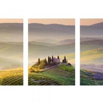 Eurographics DP-DT7015 Tuscany Garden - Tríptico adhesivo de pared