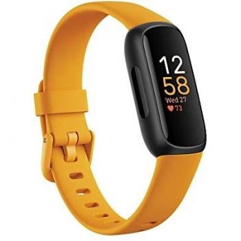 Fitbit Inspire 3 Pulsera de Actividad Amarillo Ocre/Negro