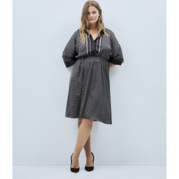 Vestido corto camisero Couchel - 100% algodón, cierre de botones frontal, dos bolsillos laterales, manga corta, diseño casual y ligero ideal para el verano