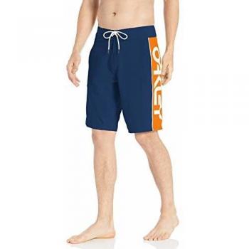 Oakley Mens Barnie Beach Block 21 Inches Bañador de natación, Azul Oscuro, S para Hombre