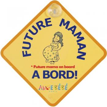 Angebébé - Future maman à bord - Future mama on board -sécurité Auto