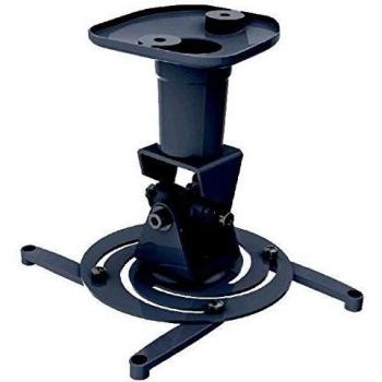 Soporte Universal de Techo para Proyector, Negro - Techly ICA-PM-100BK