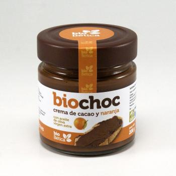 BioChoc. Crema Cacao y Naranja