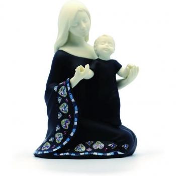 Nadal Figura Decorativa Lazo Maternal, Resina, Multicolor, 14.00x7.00x9.50 cm