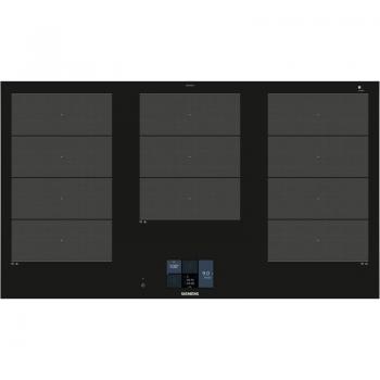 Siemens iQ700 EX975KXV1E Placa de Inducción FlexInducción Integrada 90cm 5 Zonas Control Táctil Negro