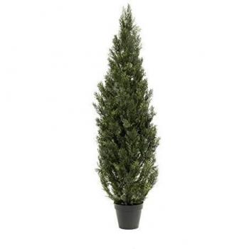 Emerald Cedro Artificial para Exterior UV 150 cm Maceta Hogar Plantas Tiesto