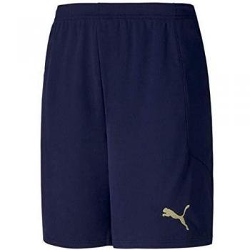 Puma FIGC Home & Away Shorts Replica Jr Pantalon Corto, Unisex niños, Peacoat Team Gold, 164