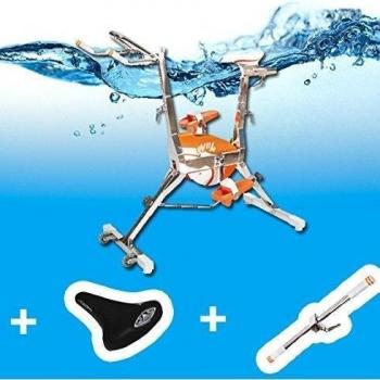Velo piscina WR4 + sillín confort + barra multitraining