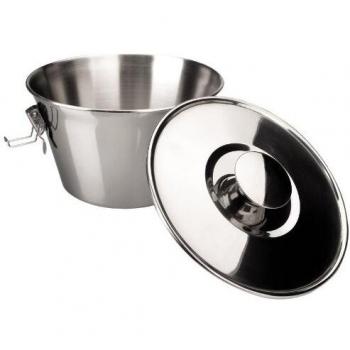 Ibili 651618 - Flanero Con Tapa Y Cierre Inox 18 Cms