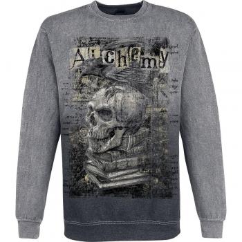 Alchemy England Poe´s Raven Sudadera Gris M