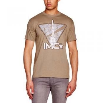 Le Vert Sacr - Camiseta con Cuello Redondo de Manga Corta para Hombre, Talla L, Color marrón
