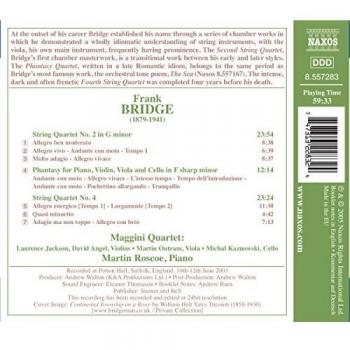 Frank Bridge : Quatuors à cordes n° 2 et n° 4... - Martin Roscoe Maggini Quartet