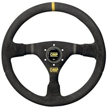 Volante OMP WRC Semi-Desplazado de Cuero Negro