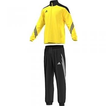 adidas Sere14 PRE Suit - Chándal de fútbol para hombre, color amarillo/negro/blanco, talla XS