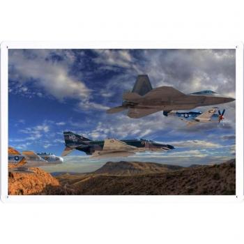 Metal cartel Cartel de chapa Hojalata sesión Aircraft Tin Sign #32674 Aircrafts In Flight Retro Vintage Pared Decoración by hamgaacaan