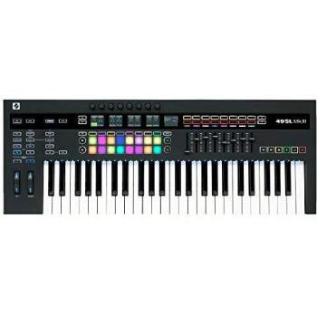 Novation 49SL MK3 USB MIDI Controller Keyboard with DAW Integration and Sequencer