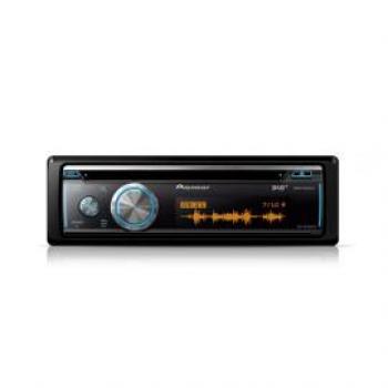 Autorradio Pioneer DEH-X8700DAB, radio de coche con sintonizador DAB/DAB+, Bluetooth integrado, USB y control para iPhone/Android, pantalla LCD iluminada en varios colores, ecualizador gráfico de