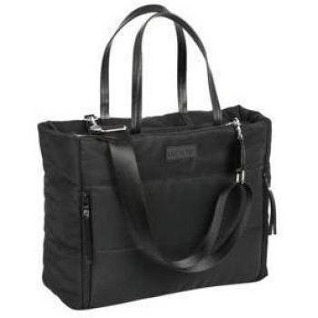 Bolso para Portátil 14.1'' Moos Capsula Acolchado Negro Safta con Bolsillo, Dimensiones 17x54x31 cm