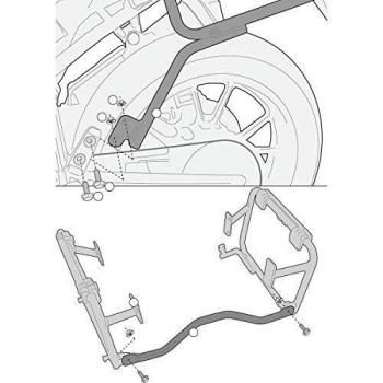 Anclaje GIVI PL3105CAM para Suzuki DL 1000 V-Strom (-2019)