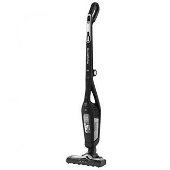 Rowenta Dual Force 2in1 RH6737WI Aspirador Escoba Inalámbrico y de Mano Sin Bolsa 0.6L Negro
