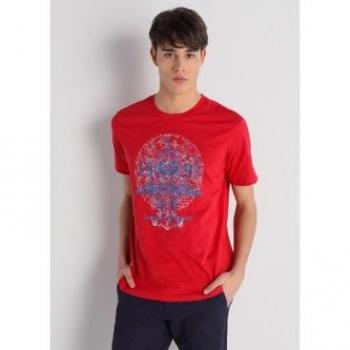 Camiseta de manga corta roja Bendorff para hombre - Modelo 134120