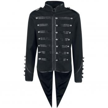 Banned Military drummer coat Abrigo Negro S