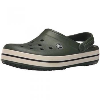 crocs Crocband Clog Zuecos con Correa, Unisex, Verde