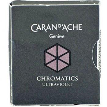 Caran D'Ache 8021-099 - Pack de 6 cartuchos de tinta estilográfica, color violeta